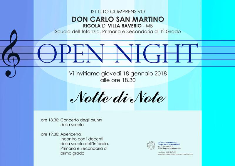 Opne Night - Don Carlo San Martino - Rigola