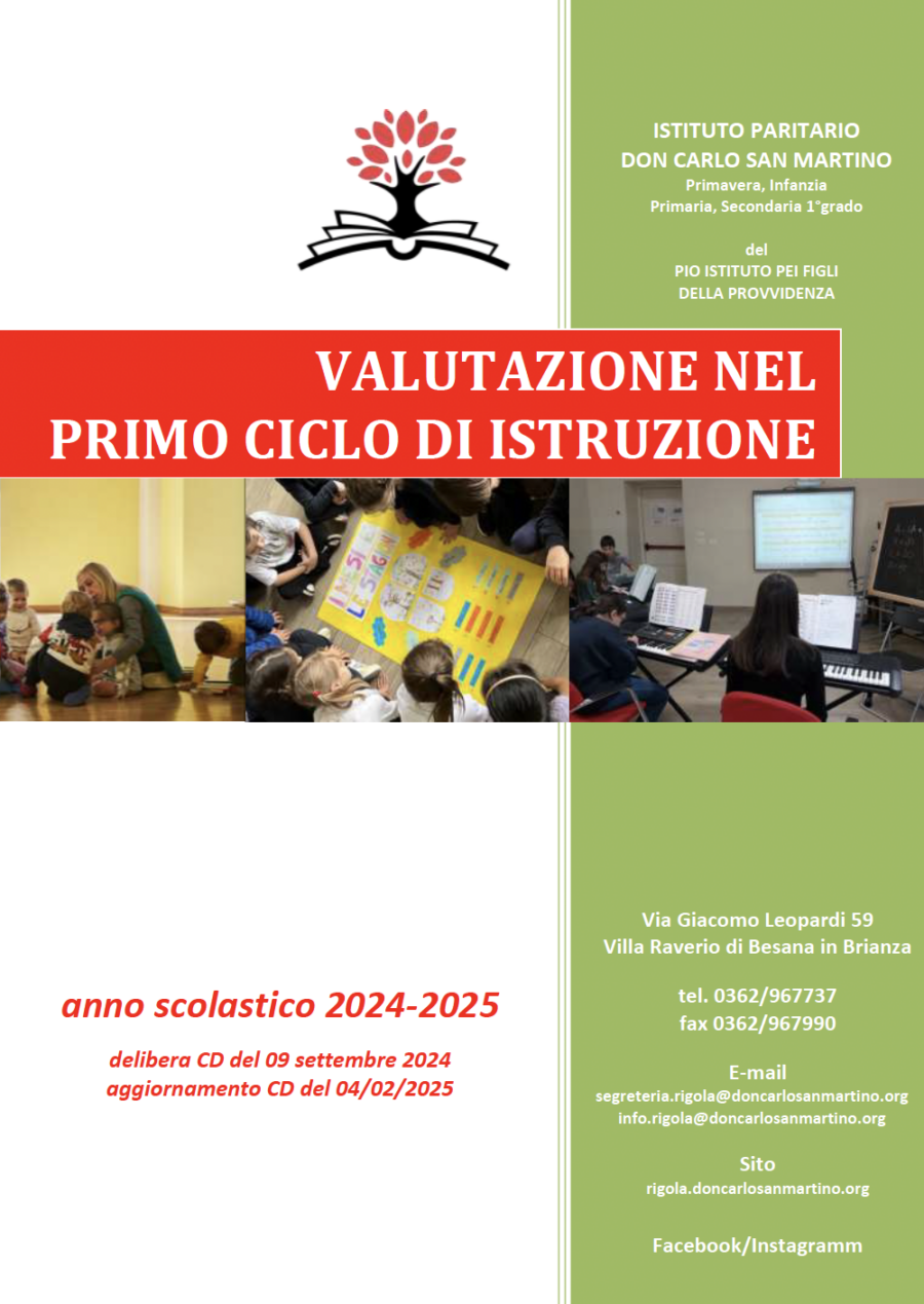 Valutazione del primo ciclo di istruzione